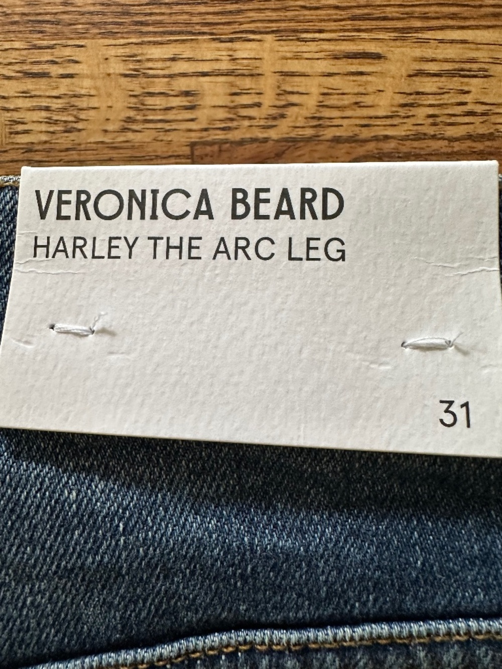 Veronica Beard Harley the arc leg jeans 31 NWT